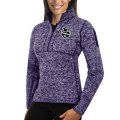 Wholesale Cheap Los Angeles Kings Antigua Women's Fortune 1/2-Zip Pullover Sweater Purple
