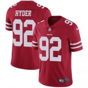 Wholesale Cheap Nike 49ers #92 Kerry Hyder Red Team Color Youth Stitched NFL Vapor Untouchable Limited Jersey