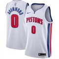 Wholesale Cheap Men's Nike Detroit Pistons #0 Andre Drummond White NBA Swingman Association Edition Jersey