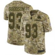 Wholesale Cheap Nike Browns #93 B.J. Goodson Camo Men's Stitched NFL Limited 2018 Salute To Service Jersey