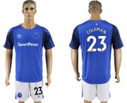 Wholesale Cheap Everton #23 Coleman Home Soccer Club Jersey