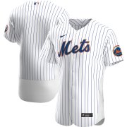Wholesale Cheap New York Mets Men's Nike White Home 2020 Authentic Official Team MLB Jersey