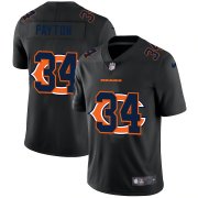Wholesale Cheap Chicago Bears #34 Walter Payton Men's Nike Team Logo Dual Overlap Limited NFL Jersey Black