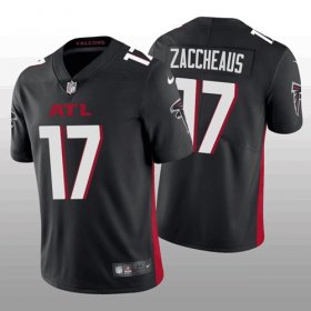 Wholesale Cheap Men\'s Atlanta Falcons #17 Olamide Zaccheaus Black Vapor Untouchable Stitched Football Jersey