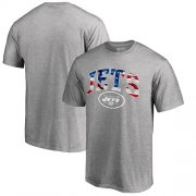 Wholesale Cheap Men's New York Jets Pro Line by Fanatics Branded Heathered Gray Banner Wave T-Shirt