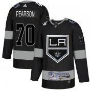 Wholesale Cheap Adidas Kings X Dodgers #70 Tanner Pearson Black Authentic City Joint Name Stitched NHL Jersey