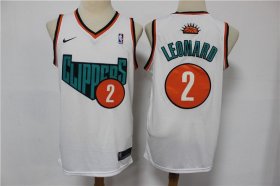 Wholesale Cheap Men\'s Los Angeles Clippers #2 Kawhi Leonard NEW White 2020 Nike Swingman Stitched NBA Jersey