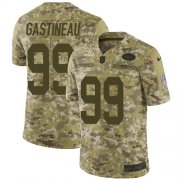 Wholesale Cheap Nike Jets #99 Mark Gastineau Camo Men's Stitched NFL Limited 2018 Salute To Service Jersey