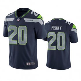 Wholesale Cheap Men\'s Seattle Seahawks #20 Rashaad Penny Navy Vapor Untouchable Limited Stitched Jersey