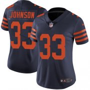 Wholesale Cheap Nike Bears #33 Jaylon Johnson Navy Blue Alternate Women's Stitched NFL Vapor Untouchable Limited Jersey