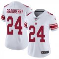 Wholesale Cheap Nike Giants #24 James Bradberry White Women's Stitched NFL Vapor Untouchable Limited Jersey