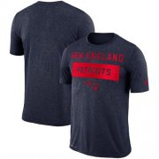 Wholesale Cheap Men's New England Patriots Nike College Navy Sideline Legend Lift Performance T-Shirt