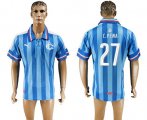 Wholesale Cheap Guadalajara #27 C.Pena Blue Soccer Club Jersey