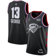 Wholesale Cheap Thunder #13 Paul George Black Basketball Jordan Swingman 2019 All-Star Game Jersey