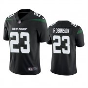 Wholesale Cheap Men's New York Jets #23 James Robinson Black Vapor Untouchable Limited Stitched Jersey