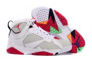 Wholesale Cheap Air Jordan 7 hare Shoes White/Grey-Infrared