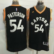 Wholesale Cheap Men's Toronto Raptors #54 Patrick Patterson Black With Gold New NBA Rev 30 Swingman Jersey