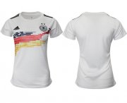 Wholesale Cheap Women's Germany Blank White Home Soccer Country Jersey