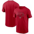 Wholesale Cheap Atlanta Falcons Nike Team Property Of Essential T-Shirt Red