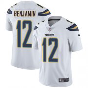 Wholesale Cheap Nike Chargers #12 Travis Benjamin White Youth Stitched NFL Vapor Untouchable Limited Jersey