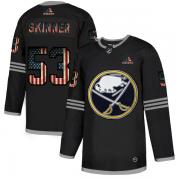 Wholesale Cheap Buffalo Sabres #53 Jeff Skinner Adidas Men's Black USA Flag Limited NHL Jersey