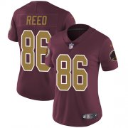 Wholesale Cheap Nike Redskins #86 Jordan Reed Burgundy Red Alternate Women's Stitched NFL Vapor Untouchable Limited Jersey