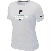 Wholesale Cheap Women's Nike Atlanta Falcons Critical Victory NFL T-Shirt White