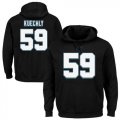 Wholesale Cheap Panthers #59 Luke Kuechly Black Majestic Eligible Receiver II Name & Number NFL Hoodie
