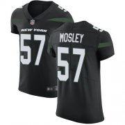 Wholesale Cheap Nike Jets #57 C.J. Mosley Black Alternate Men's Stitched NFL Vapor Untouchable Elite Jersey