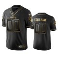 Wholesale Cheap Jaguars Custom Men's Stitched NFL Vapor Untouchable Limited Black Golden Jersey