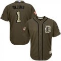 Wholesale Cheap Tigers #1 Jose Iglesias Green Salute to Service Stitched Youth MLB Jersey
