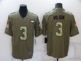 Wholesale Cheap Men's Denver Broncos #3 Russell Wilson Olive With Camo 2017 Salute To Service Stitched NFL Nike Limited Jersey