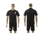 Wholesale Cheap Athletic Bilbao Blank Black Training Soccer Club Jersey