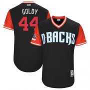 Wholesale Cheap Diamondbacks #44 Paul Goldschmidt Black "Goldy" Players Weekend Authentic Stitched MLB Jersey