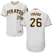 Wholesale Cheap Pirates #26 Adam Frazier White Flexbase Authentic Collection Stitched MLB Jersey