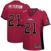 Wholesale Cheap Nike Cardinals #21 Patrick Peterson Red Team Color Women's Stitched NFL Elite Drift Fashion Jersey