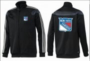 Wholesale Cheap NHL New York Rangers Zip Jackets Black-1