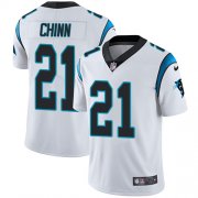 Wholesale Cheap Nike Panthers #21 Jeremy Chinn White Men's Stitched NFL Vapor Untouchable Limited Jersey