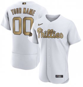 Wholesale Cheap Men\'s Philadelphia Phillies Active Player Custom White 2022 All-Star Flex Base Stitched MLB Jersey