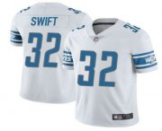 Wholesale Cheap Men's Detroit Lions #32 DAndre Swift White Vapor Untouchable Limited Stitched NFL Jersey