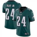 Wholesale Cheap Nike Eagles #24 Darius Slay Jr Green Team Color Youth Stitched NFL Vapor Untouchable Limited Jersey