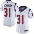 Wholesale Cheap Nike Texans #31 David Johnson White Women's Stitched NFL Vapor Untouchable Limited Jersey