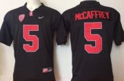 Wholesale Cheap Men's Stanford Cardinals #5 Christian McCaffrey Black Stitched College Football Nike NCAA Jersey