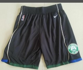 Wholesale Cheap Men\'s Milwaukee Bucks Nike Black Basketball Shorts