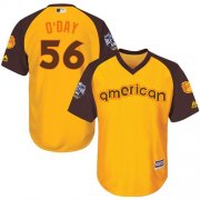 Wholesale Cheap Orioles #56 Darren O'Day Gold 2016 All-Star American League Stitched Youth MLB Jersey