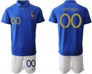 Wholesale Cheap France Personalized 100th Anniversary Edition Soccer Country Jersey
