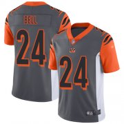 Wholesale Cheap Nike Bengals #24 Vonn Bell Silver Youth Stitched NFL Limited Inverted Legend Jersey