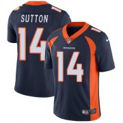 Wholesale Cheap Nike Broncos #14 Courtland Sutton Navy Blue Alternate Men's Stitched NFL Vapor Untouchable Limited Jersey