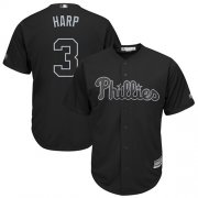 Wholesale Cheap Phillies #3 Bryce Harper Black "Harp" Players Weekend Cool Base Stitched MLB Jersey