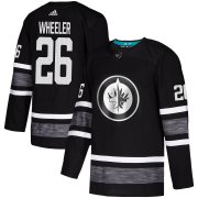 Wholesale Cheap Adidas Jets #26 Blake Wheeler Black Authentic 2019 All-Star Stitched NHL Jersey